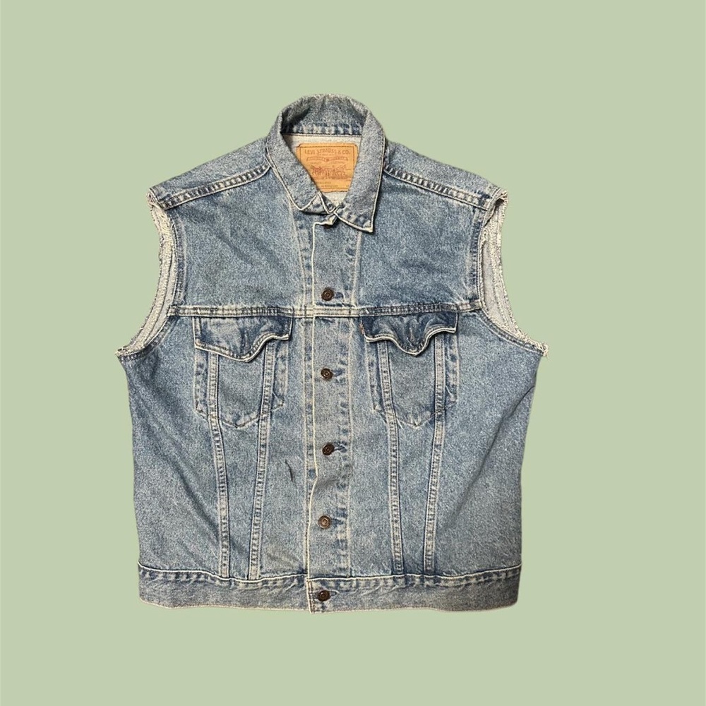 🌥️vintage Levi denim vest